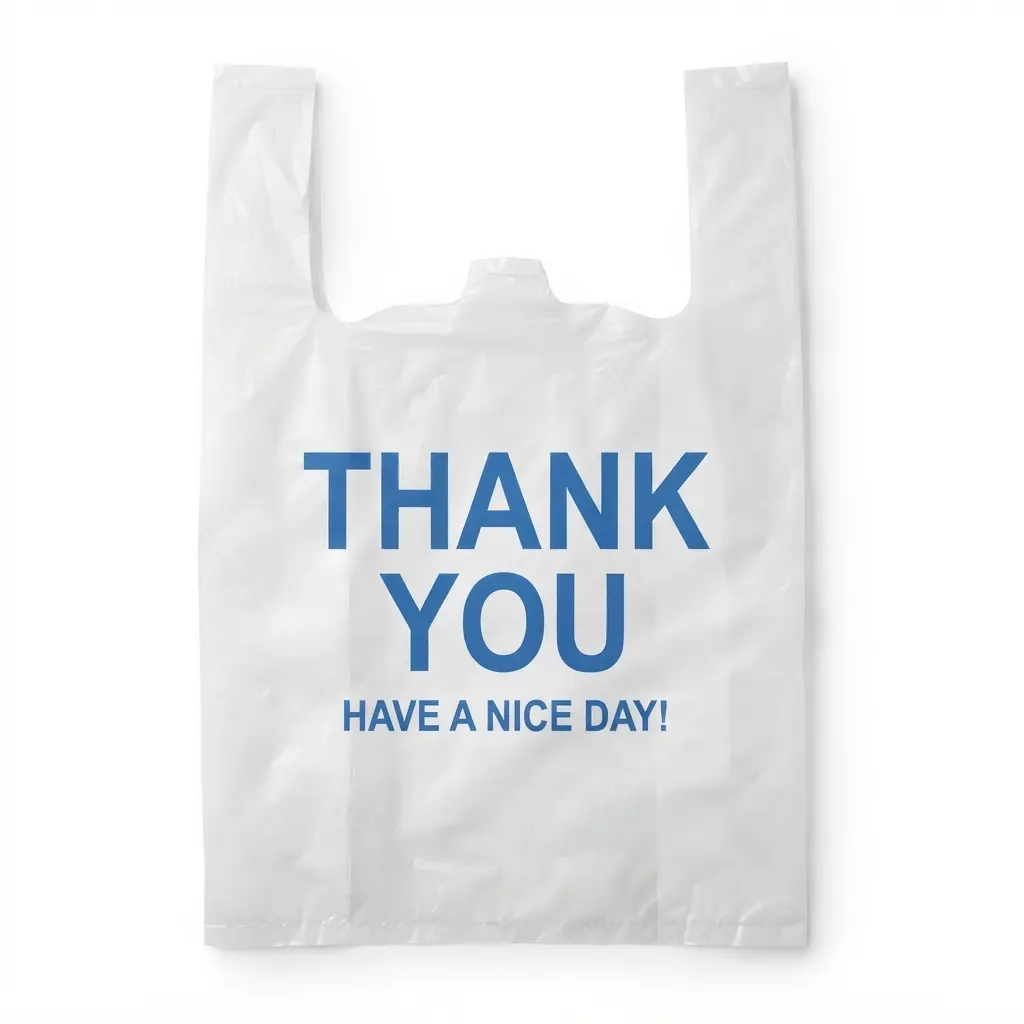 T-SHIRT BAG T2HANK YOU BLUE PRINT 14 MIC (1000) - #SOTY