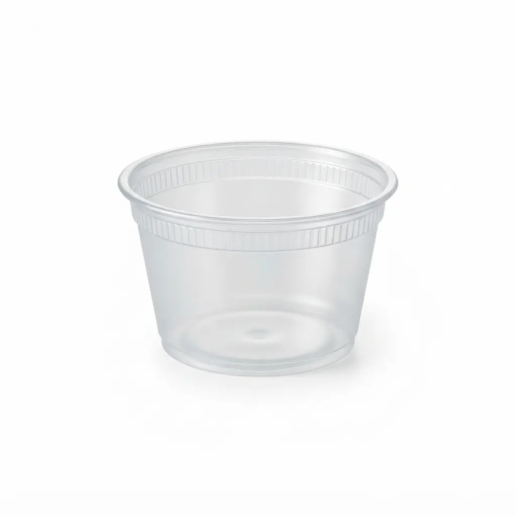 "DART" - PLASTIC SOUFFLE TRANS CONT P200N 2 OZ. (2,500)