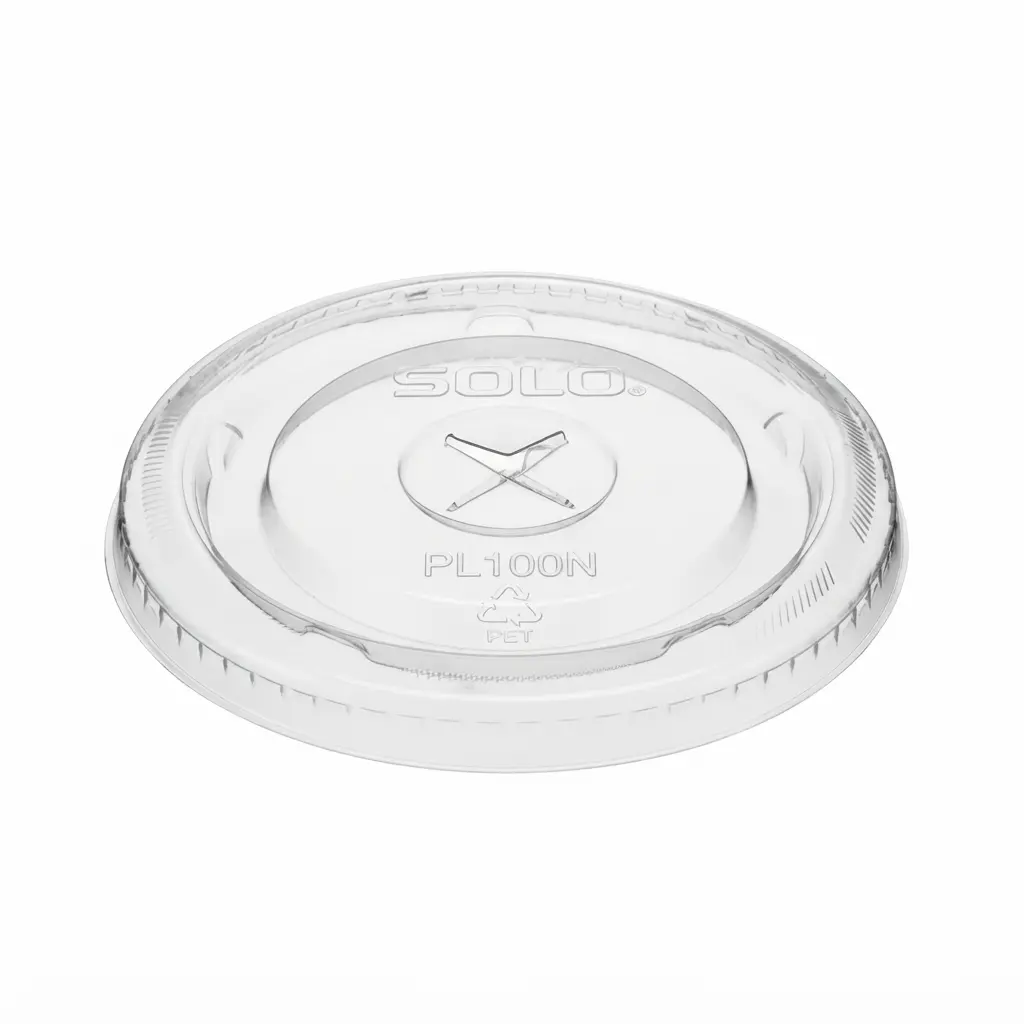 PLASTIC PET FLAT LID 98.5MM (20X50) - PET 16