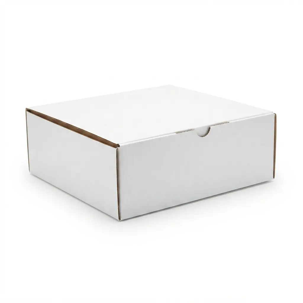 CAKE BOX 8 * 8 * 4 WH/KRF HEAVY DUTY (250)