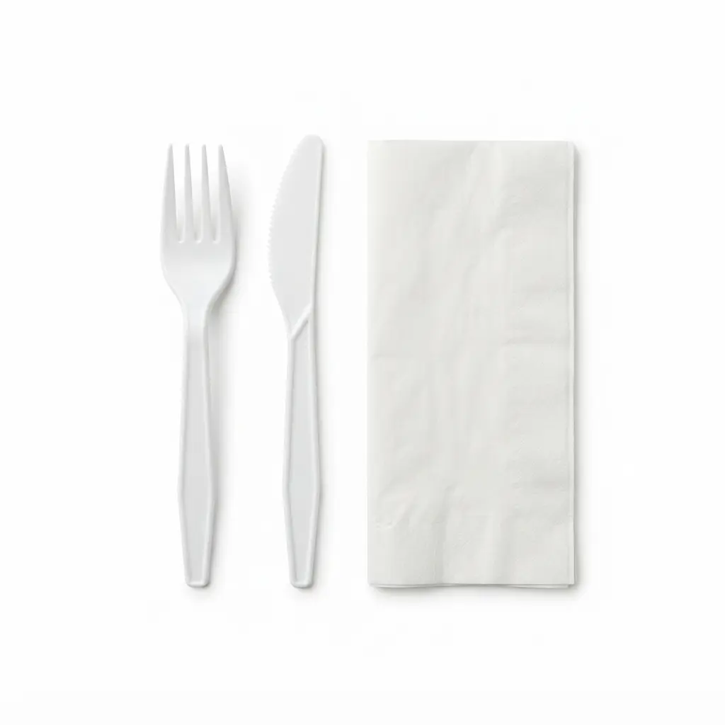 CLUTERY KIT 3/1 WHITE "HEAVY" (FK,K,NAP) (500)