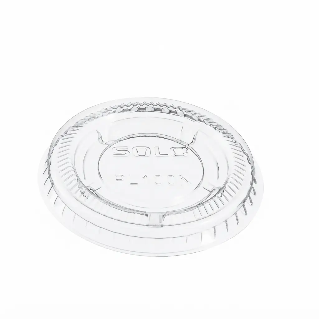 "DART" - PLAST SOUFFLE LID PL100N 1.0 OZ. (2500)