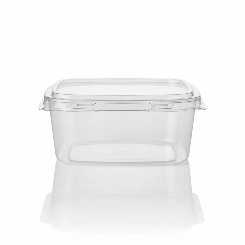 "DART"- CLEAR HINGED 12 OZ. CH12DEF CONT FLAT LID (200)