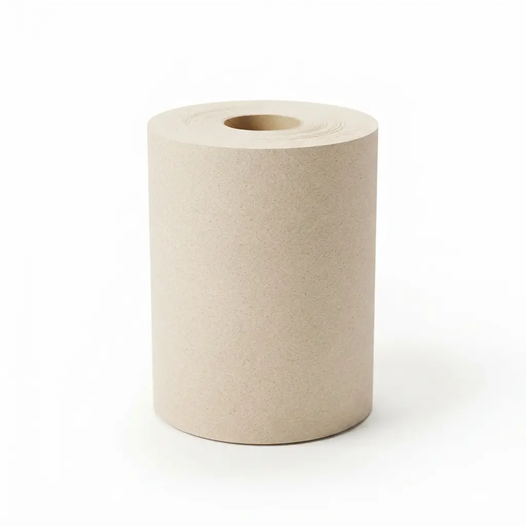 TOWEL ROLL 8" PLY NATURAL (12 X 350)