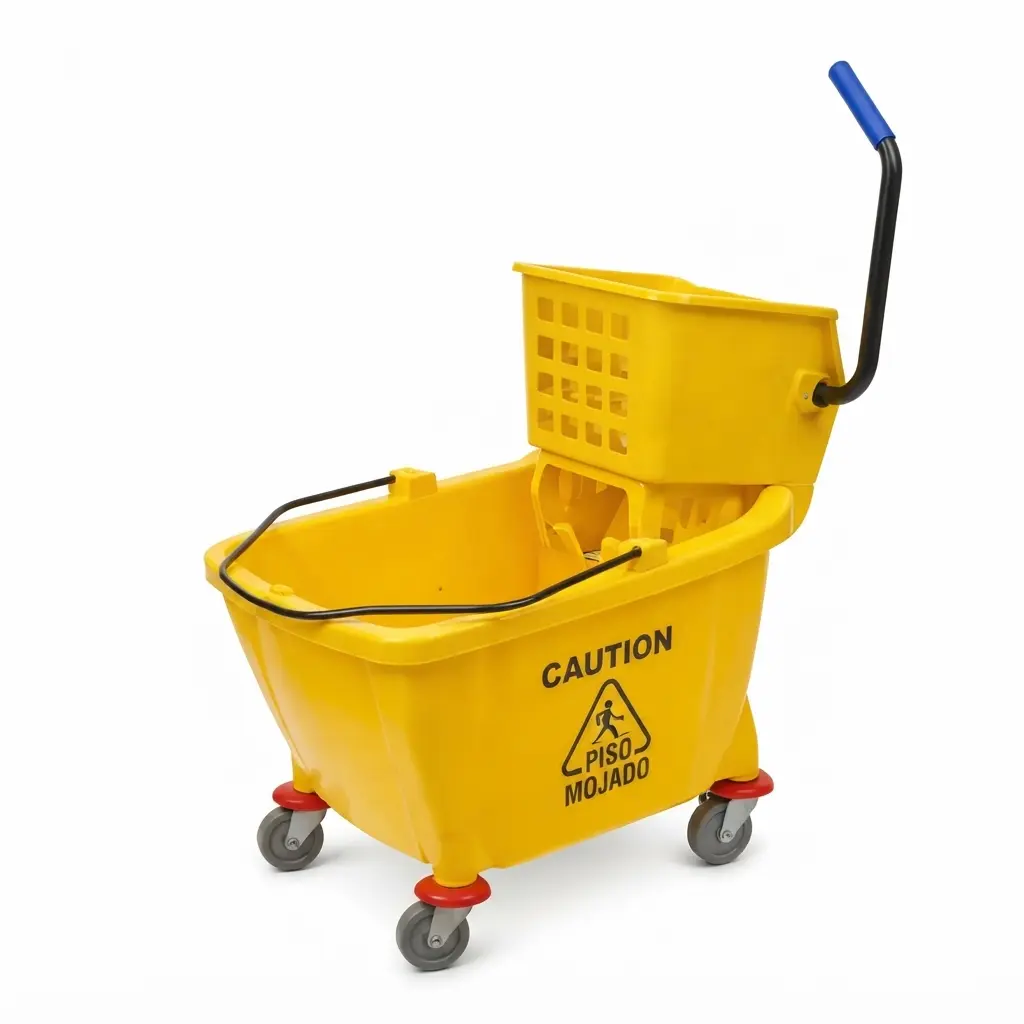 MOP BUCKET & WRINGER 35 LT. YELLOW