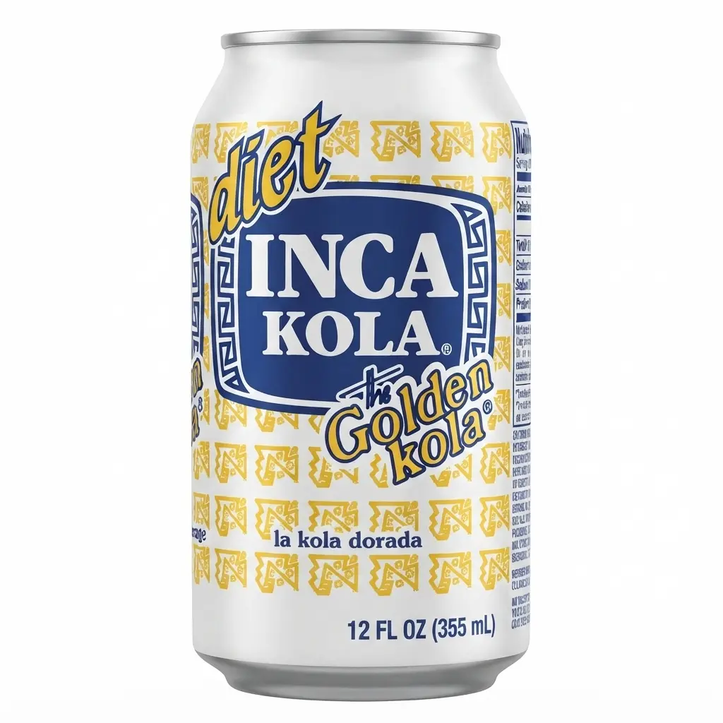 INCA KOLA DIET 12 OZ - 24 CANS ( 6 PACK * 4)