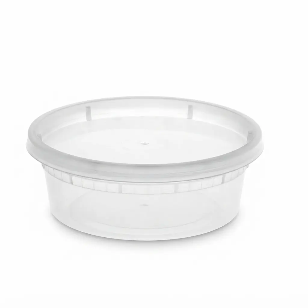 "KARI-OUT" PLASTIC DELI SOUP CONT 8 OZ. COMBO BULK TD41008 (480)